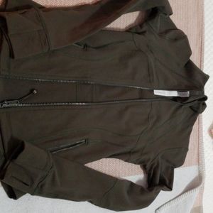 Lululemon jacket olive size 2